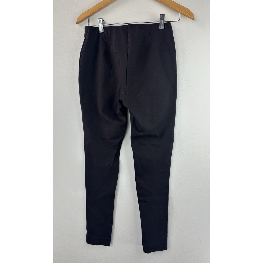 ✨2/$20 J. Jill Ponte Leggings Pleated Brown Pants Small Autumn Fall Minimalist - Picture 9 of 14